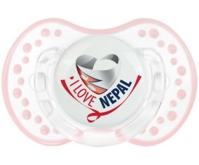I Love Nepal Sucete LOVI Dynamic Retro-blanc-rose-tendre classique