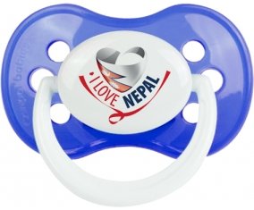 I Love Nepal : Sucette Anatomique personnalisée