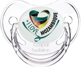 I Love Mozambique Sucete Physiologique Transparent classique