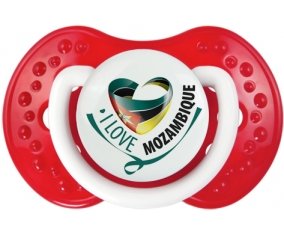 I Love Mozambique Tétine LOVI Dynamic Blanc-rouge classique