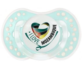 I Love Mozambique Tétine LOVI Dynamic Retro-turquoise-lagon classique