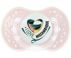 I Love Mozambique Tétine LOVI Dynamic Retro-rose-tendre classique
