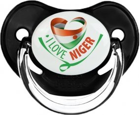 I Love Niger Sucette Physiologique Noir classique