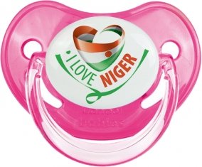I Love Niger Sucette Physiologique Rose classique