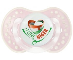 I Love Niger Sucette LOVI Dynamic Retro-rose-tendre classique