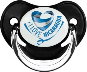 I Love Nicaragua Sucette Physiologique Noir classique