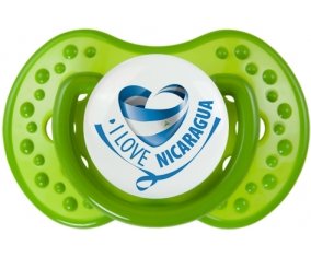 I Love Nicaragua Sucette LOVI Dynamic Vert classique