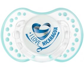 I Love Nicaragua Sucette LOVI Dynamic Retro-blanc-lagon classique