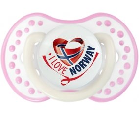 I Love Norway Sucete LOVI Dynamic Blanc-rose phosphorescente
