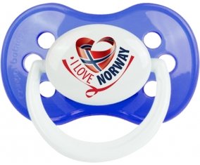 I Love Norway : Sucette Anatomique personnalisée