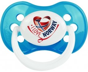 I Love Norway Sucete Anatomique Cyan classique