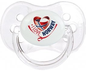I Love Norway Sucete Cerise Transparent classique