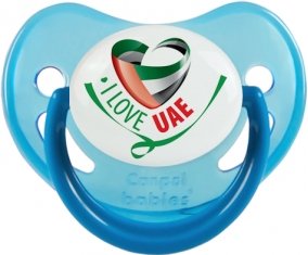 I Love UAE Sucete Physiologique Bleue phosphorescente