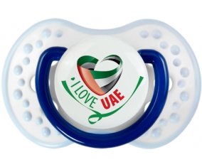 I Love UAE Tétine LOVI Dynamic Marine-blanc-bleu classique