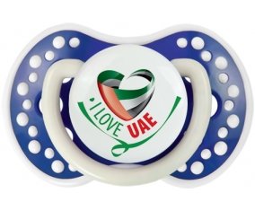 I Love UAE Tétine LOVI Dynamic Bleu-marine phosphorescente