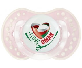 I Love Oman Sucette LOVI Dynamic Retro-rose-tendre classique
