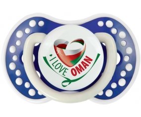 I Love Oman Sucette LOVI Dynamic Bleu-marine phosphorescente