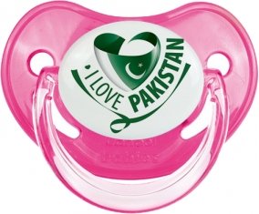 I Love Pakistan Sucette Physiologique Rose classique