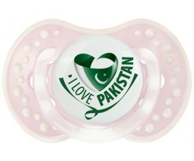 I Love Pakistan Sucette LOVI Dynamic Retro-rose-tendre classique