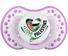 I Love Palestine Sucete LOVI Dynamic Blanc-mauve classique