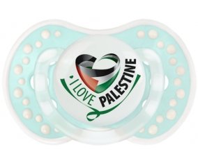 I Love Palestine Sucete LOVI Dynamic Retro-turquoise-lagon classique