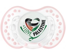 I Love Palestine Sucete LOVI Dynamic Retro-blanc-rose-tendre classique
