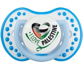 I Love Palestine Sucete LOVI Dynamic Blanc-bleu phosphorescente