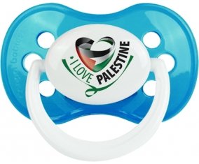 I Love Palestine Sucete Anatomique Cyan classique