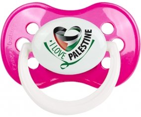 I Love Palestine Sucete Anatomique Rose foncé classique