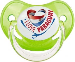 I Love Paraguay Sucete Physiologique Vert classique