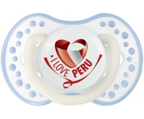 I Love Peru Sucette LOVI Dynamic Blanc-cyan classique