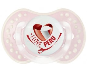 I Love Peru Sucette LOVI Dynamic Retro-rose-tendre classique