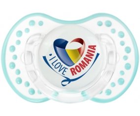 I Love Romania Sucete LOVI Dynamic Retro-blanc-lagon classique