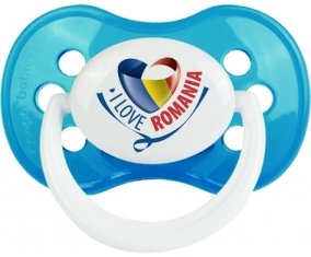 I Love Romania Sucete Anatomique Cyan classique