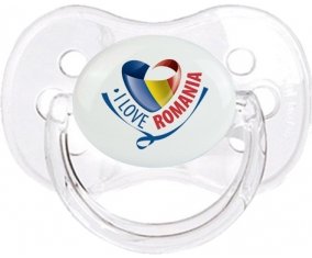 I Love Romania Sucete Cerise Transparent classique