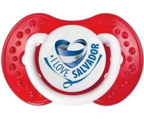 I Love Salvador Tétine LOVI Dynamic Blanc-rouge classique