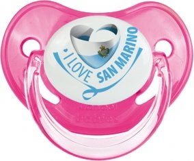 I Love San Marino Sucette Physiologique Rose classique