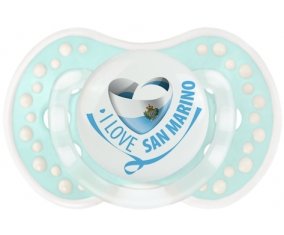 I Love San Marino Sucette LOVI Dynamic Retro-turquoise-lagon classique