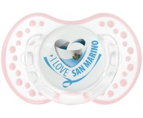I Love San Marino Sucette LOVI Dynamic Retro-blanc-rose-tendre classique