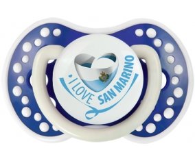I Love San Marino Sucette LOVI Dynamic Bleu-marine phosphorescente