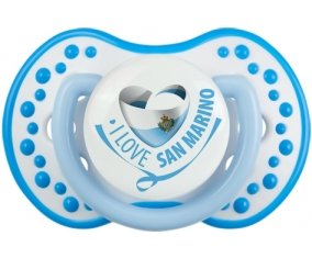 I Love San Marino Sucette LOVI Dynamic Blanc-bleu phosphorescente