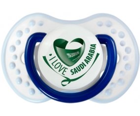 I Love Saudi Arabia Sucette LOVI Dynamic Marine-blanc-bleu classique