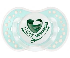 I Love Saudi Arabia Sucette LOVI Dynamic Retro-turquoise-lagon classique