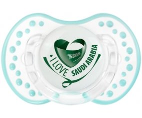 I Love Saudi Arabia Sucette LOVI Dynamic Retro-blanc-lagon classique