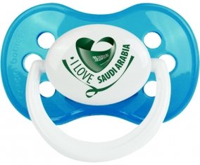 I Love Saudi Arabia Sucette Anatomique Cyan classique