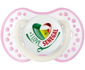I Love Senegal Sucete LOVI Dynamic Blanc-rose phosphorescente