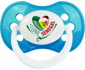 I Love Senegal Sucete Anatomique Cyan classique