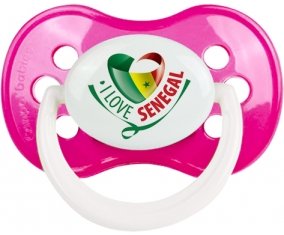 I Love Senegal Sucete Anatomique Rose foncé classique