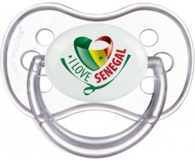I Love Senegal Sucete Anatomique Transparente classique