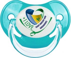 I Love Saint Vincent and Grenadines : Sucette Physiologique personnalisée